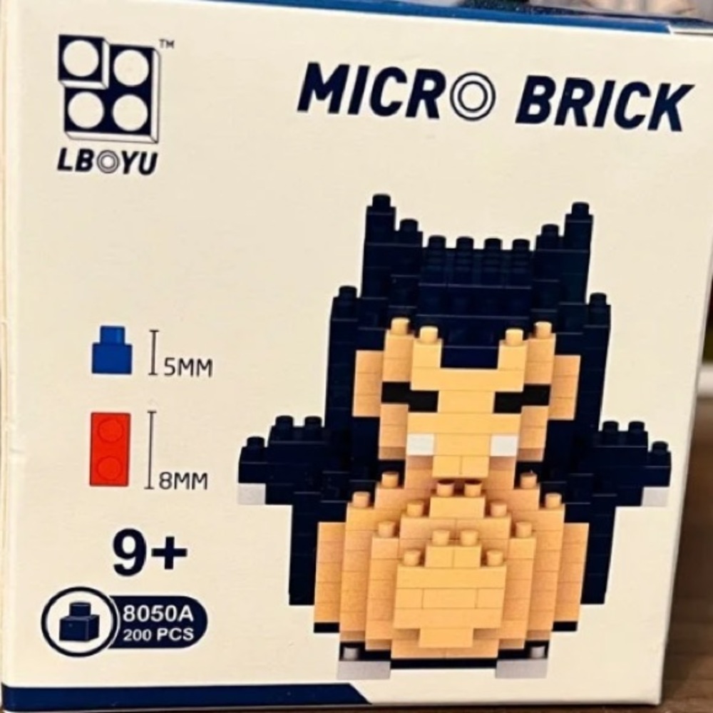 Micro brick snorlax